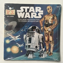 Star Wars SEALED 7&#39; Vinyl Record / 24 Page Book, Buena Vista Records, 1979 - £52.59 GBP