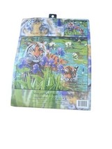 Counted Cross Stitch Kit - Mom and Baby Tigers - Candamar Designs 14&quot;x11... - $18.96