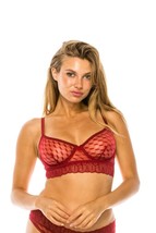 Red Mesh Underwire Bra - $10.95 CAD