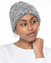 Womens Beanie Hat Popcorn Speckled Grey INC $36 - NWT - £4.91 GBP