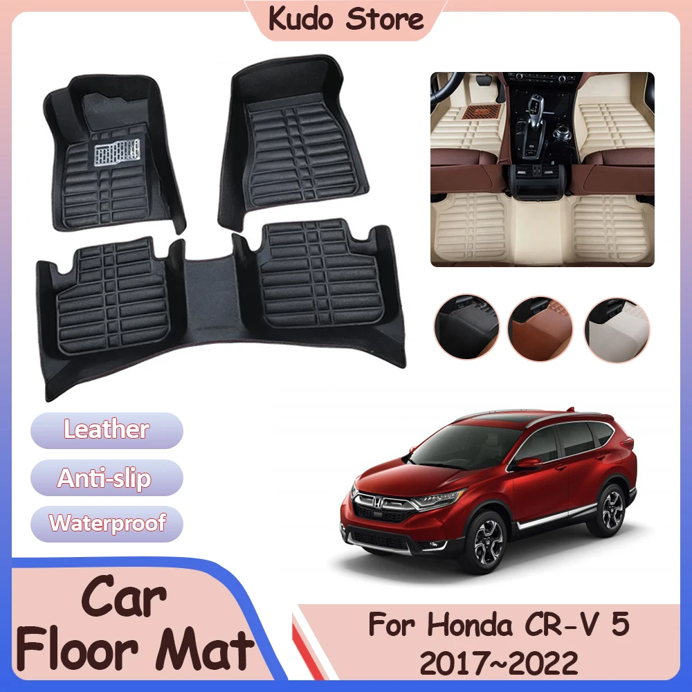 Car Floor Mat for Honda CR-V CRV 5 RW1 RT5 RY2 2017~2022 Foot Parts Custom - £62.52 GBP+