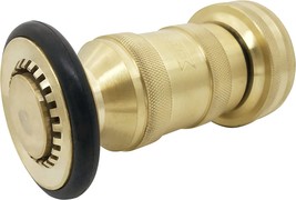 SpringSpray 1-1/2&quot; NST/NH Fire Hose Nozzle Brass Fire Equipment Heavy Duty - £36.19 GBP