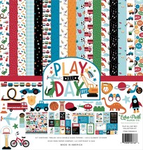 Echo Park Collection Kit 12&quot;X12&quot;-Play All Day Boy - £15.86 GBP