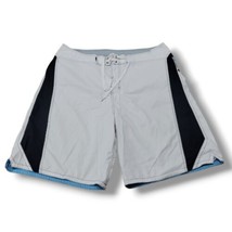 Vintage Quiksilver Shorts Size 40 W40&quot;xL9.5&quot; Board Shorts Swimwear Embro... - £26.46 GBP