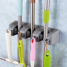 Mop And Broom Holder, Wall Mounted Garden Tool Storage Tool Rack Storage... - £13.28 GBP