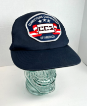 CCA Corrections Corporation Mesh Back, Snap-Back Hat Cap, Navy-Blue, Lar... - $19.70