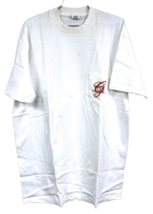 VTG NOS 70s Velva Sheen Graphic T-Shirt Unworn Cotton White XL - $66.28