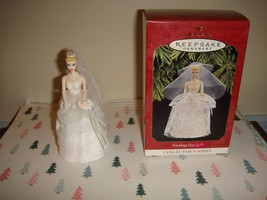 Hallmark 1997 Wedding Day Barbie 4th In Barbie Series Ornament - $205.75 MXN