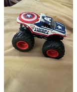 Hot Wheels Monster Jam Captain America 1:64 Monster Truck Marvel Diecast - $7.92