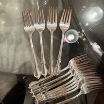 Reflection IS 1847 Rogers Bros. Silverplate 4 Salad Forks 3 Sets Available EUC - £11.71 GBP