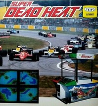Super Dead Heat Taito Arcade Flyer Original Video Game Art 8.25&quot; x 11.5&quot; Japan - £29.99 GBP