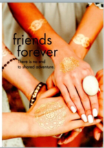 Friends Forever: There is No End to Shared Adventure Greeting Card Henna - £3.85 GBP