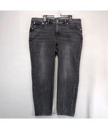 Madewell The Perfect Vintage Jean Women&#39;s 16W Black Stretch Denim 39x27&quot;... - €25,61 EUR