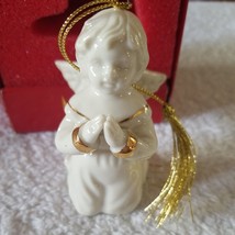 Mikasa Holiday Magic Praying Kneeling Angel Christmas Ornament - $16.92