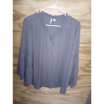 Women's Cato Sheer Top Gray XL - $7.56