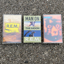 R.E.M. Cassette Lot of 3 Out of Time 1991, Monster 1994, Man On The Moon Single - £9.89 GBP