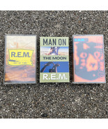 R.E.M. Cassette Lot of 3 Out of Time 1991, Monster 1994, Man On The Moon... - £9.89 GBP