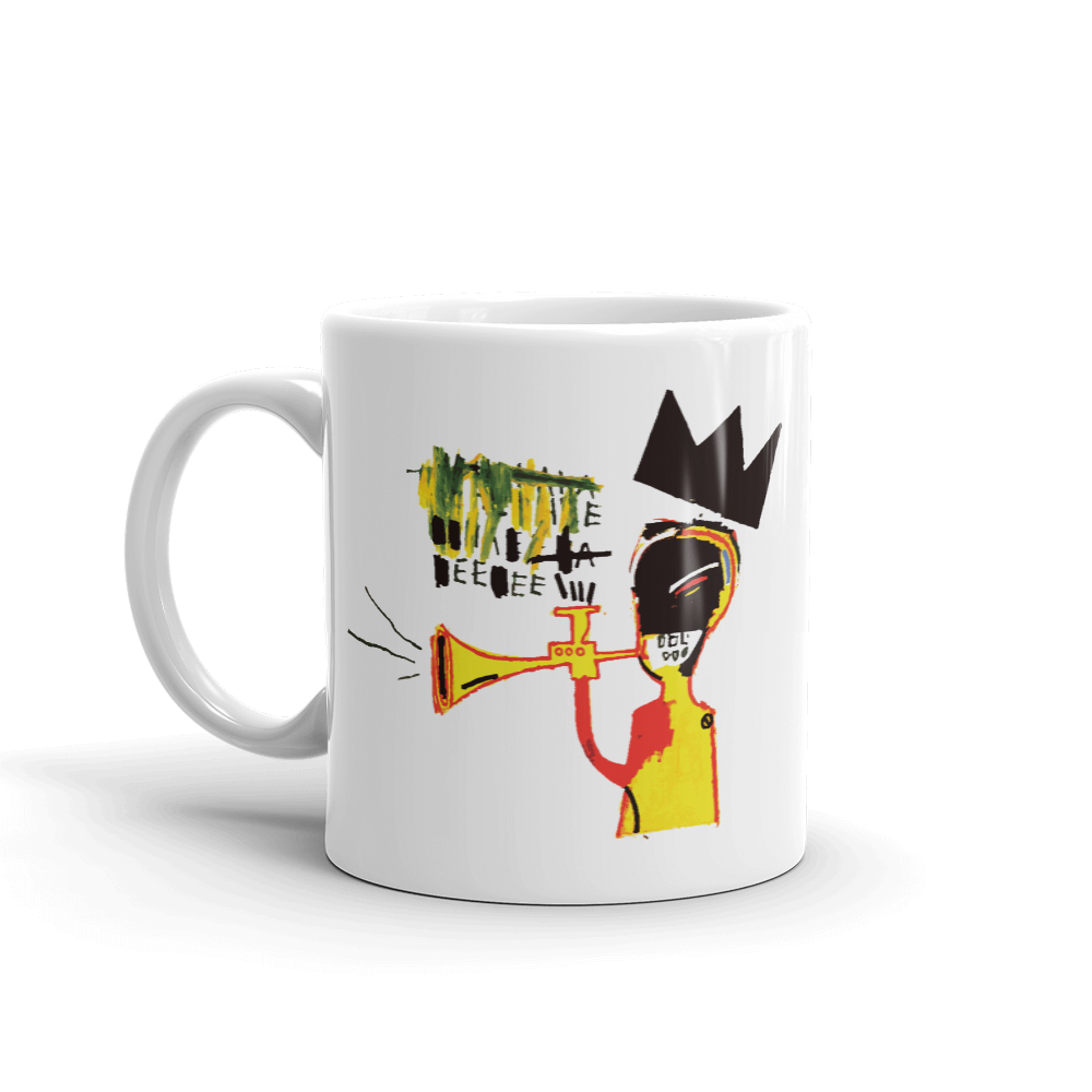 Primary image for Jean-Michel Basquiat Trumpet 1984 Artwork Mug