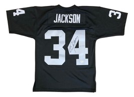 Bo Jackson Signed Oakland Raiders Mitchell &amp; Ness Replica Jersey BAS ITP - £303.84 GBP