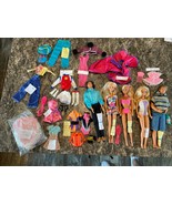 Vintage 1980’s 1990’s Barbie Lot With Clothes &amp; Accessories - $69.99