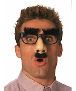 MR. BOSS ONE PIECE DISGUISE KIT GLASSES w/ BIG NOSE GROUCHO COSTUME ACCESSORY - $4.83