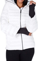 Calvin Klein Womens Activewear Down Filled Hooded Puffer Jacket,White,XX-Large - £94.94 GBP