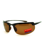 Polarized Lens Sunglasses Men's Lite Weight Rimless Wrap Sports Eyewear - $16.95