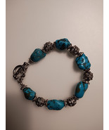 Vintage Turquoise Beaded Bracelet - $13.50