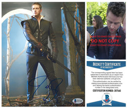 Josh Dallas signed Once Upon a Time 8x10 photo Beckett COA exact Proof a... - £85.27 GBP