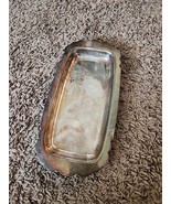 WM Rogers Silverplate Oversized Butter Serving Dish Tray 4.75x9.75&quot; Dist... - €12,45 EUR