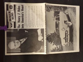 Kaiser Frazer Dealer News Volume IV, No 20 Oct 10 1950 Newspaper Henry J  - $1,282.96 MXN