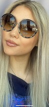 New Calvin Klein 56mm Round Gradient Oversized Women&#39;s Sunglasses - £119.46 GBP