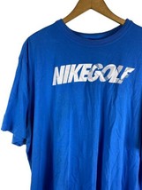 Nike Golf T Shirt Size 2XL XXL Mens Tour Performance Bright Blue Spell O... - £36.68 GBP