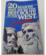 20 Reasons South Dakota is Best Route in the West Brochure 1980 Photos Map - £11.86 GBP