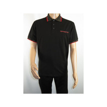 Men Sports Shirt DE-NIKO Short Sleeves Cotton Fashion Polo Shirt DBK113 Black image 6