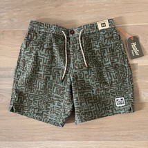 Howler Brothers Pressure Drop Corduroy Shorts Snake Maze Agave sz 32 NWT - £48.96 GBP