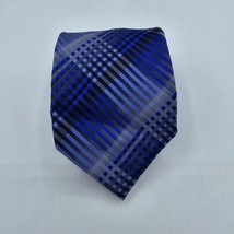 George Mens Formal Necktie 58&quot;Lx3.5&quot;W Blue Neck Tie New 100% silk - £7.14 GBP