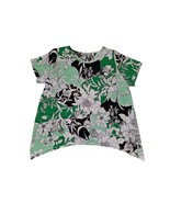 Croft &amp; Barrow Tropical Womens Tunic Green Shirt Size 3x - $20.84 CAD