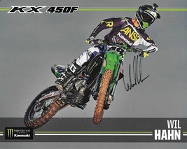 Wil Hahn Supercross Motocross Signed Autographed 8X10 Photo COA - £50.83 GBP