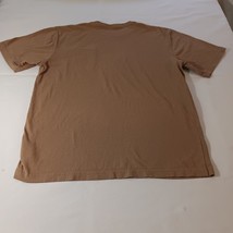 Carhartt K87 DES Men's Cotton Brown Desert T-Shirt Short Sleeve Pocket Sz Medium image 2