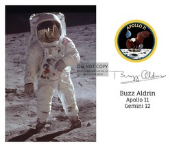 Buzz Aldrin 2ND Man On The Moon Apollo 11 Mission Patch 8X10 Photo - £6.67 GBP