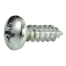 #8 x 1/2&quot; Chrome Plated Steel Phillips Pan Head Sheet Metal Screws (10 p... - £14.75 GBP