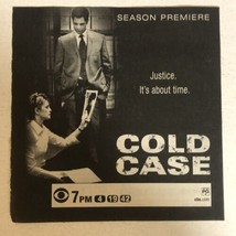 Cold Case Vintage Tv Guide Print Ad Kathryn Morris Tpa28 - $5.93