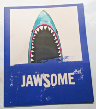 Single Shark &quot;JAWSOME&quot; 2-Pocket Paper Folder for 8.5″ by 11″ by Top Flight - £2.36 GBP