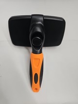 Pet Hair Removal Slicker Brush Bristle Dog Cat Grooming Care Orange Small - $14.84