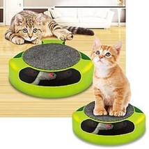 Mouse Catch Cat Toy Groomer Scratch Pad Pet Fun Kitten Interactive Playtime - $12.86