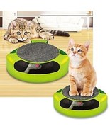 Mouse Catch Cat Toy Groomer Scratch Pad Pet Fun Kitten Interactive Playtime - £10.09 GBP