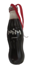 Coca-Cola Contour Ethiopia Bottle Ornament 2008 4 inches tall - £6.70 GBP