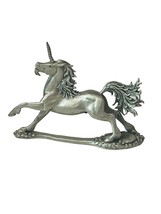 Unicorn Figurine vtg Pegasus Fantasy Horse Pewter Hudson SIGNED 2111 gif... - £30.99 GBP