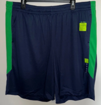 Dry Tek Gear Shorts Men 2X Big and Tall Moisture Wicking Pockets Blue  1... - £10.89 GBP